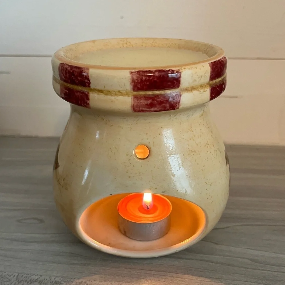 Tart Warmer Country Apple Pattern